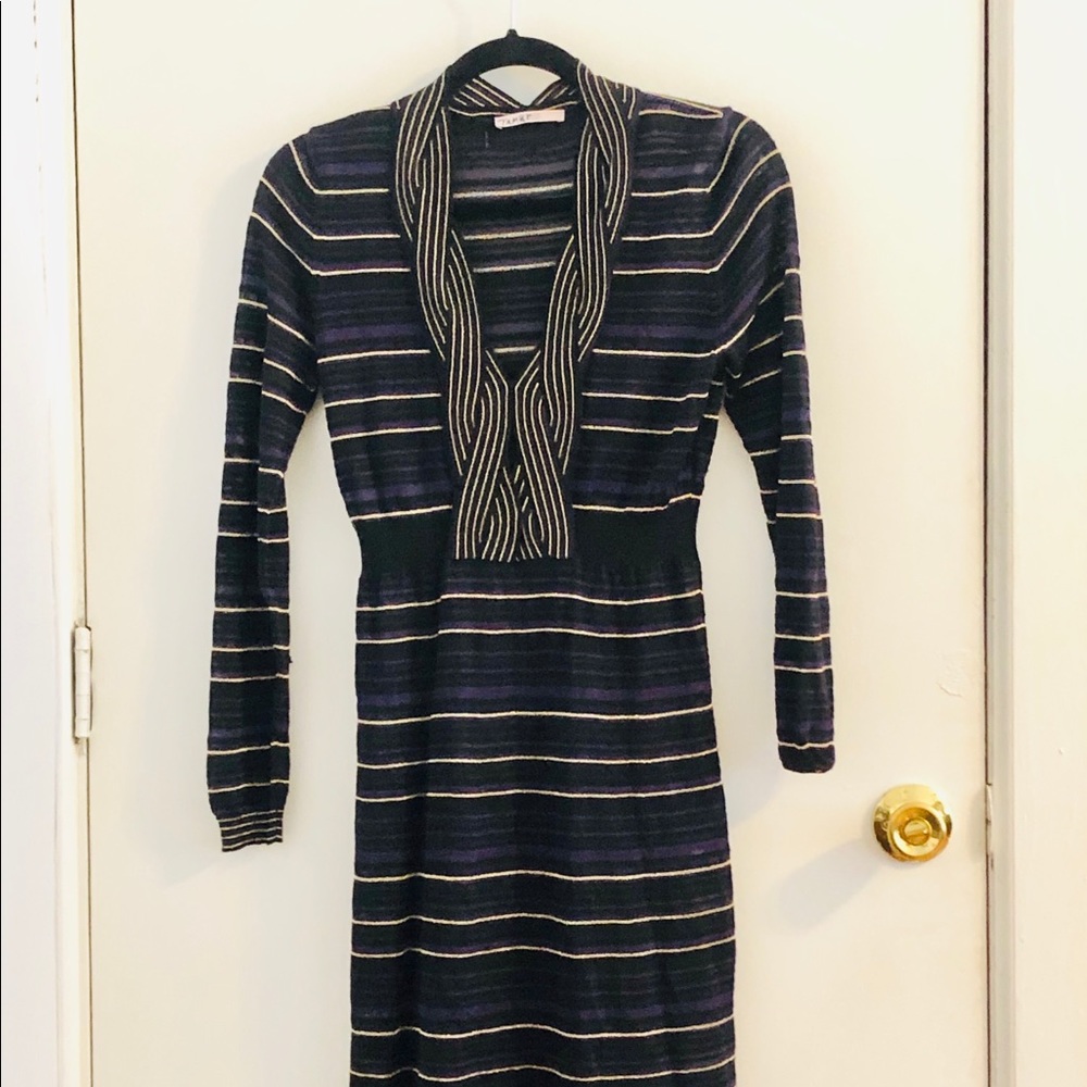 Sparkly RED Valentino sweater dress
